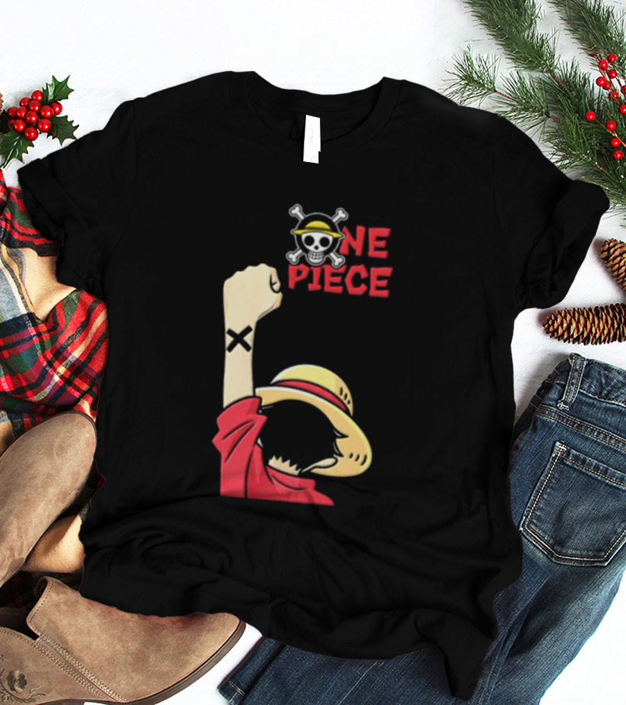 Neha Bora Luffy One Piece Straw Hat T-Shirt