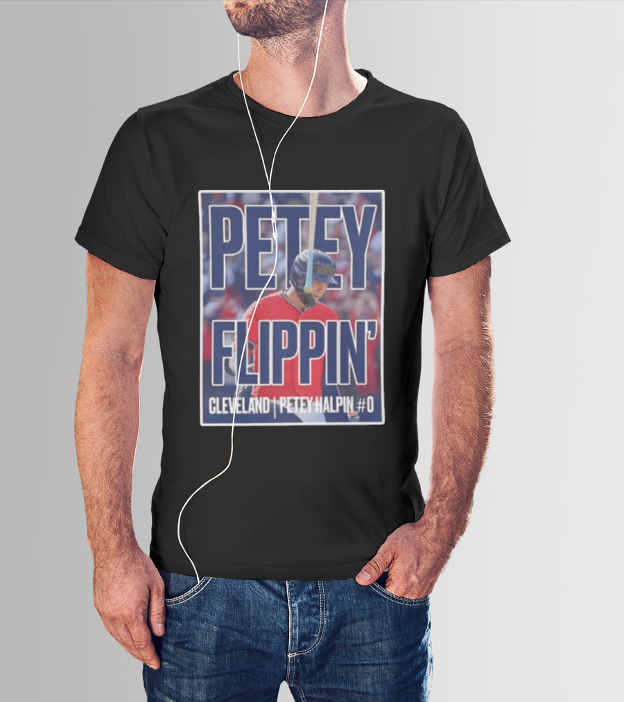 Petey Flippin' Cleveland Petey Halpin #0 T-Shirt