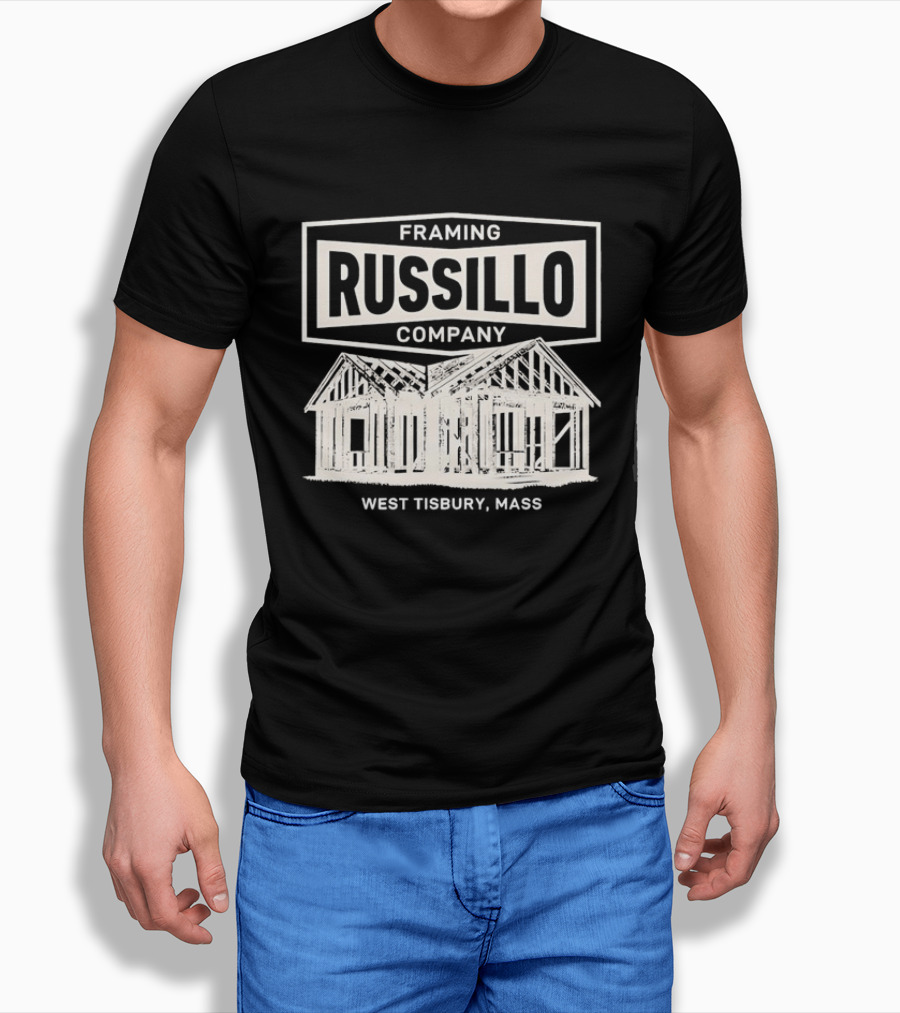 Russillo Framing Company West Tisbury Mass House Structure T-Shirt