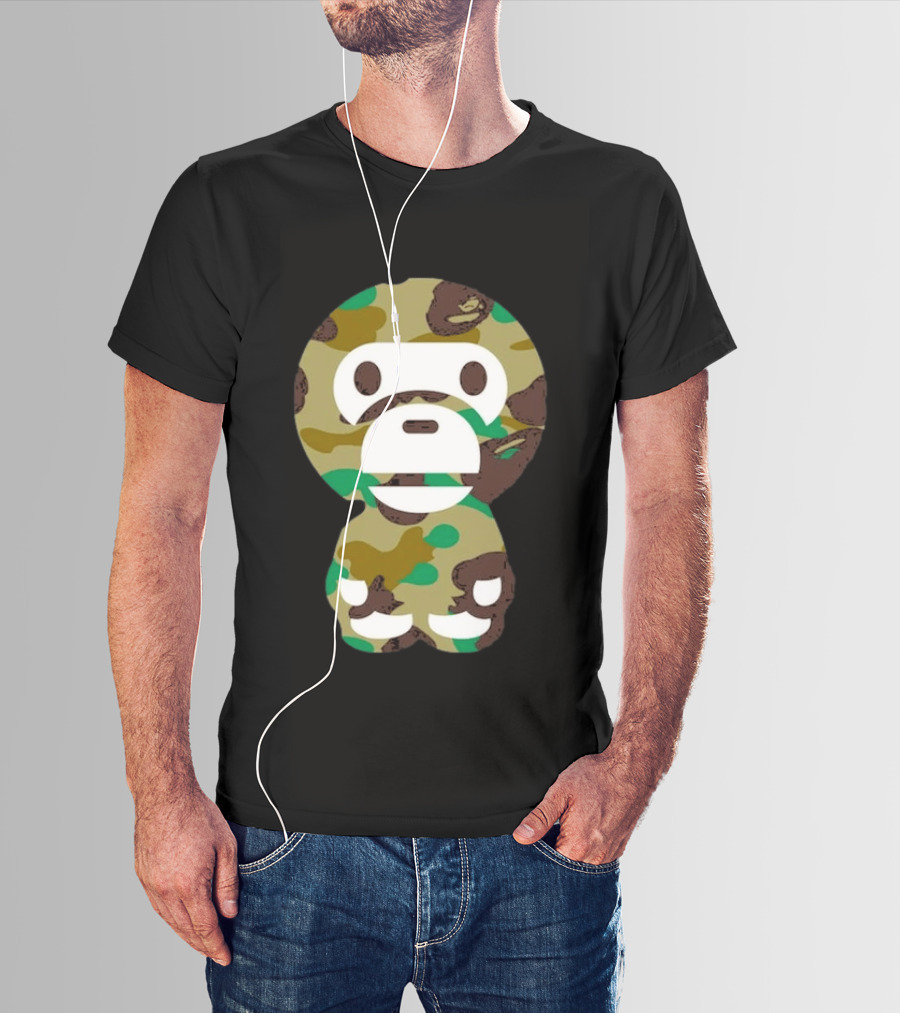 Big Baby Milo 1st Camo Bape T-Shirt
