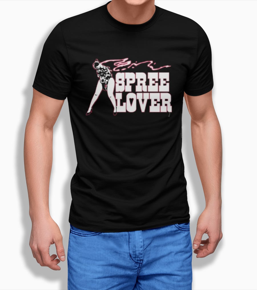 Spree Lover Bootleg Gun Girl Streetwear Vintage Aesthetic T-Shirt