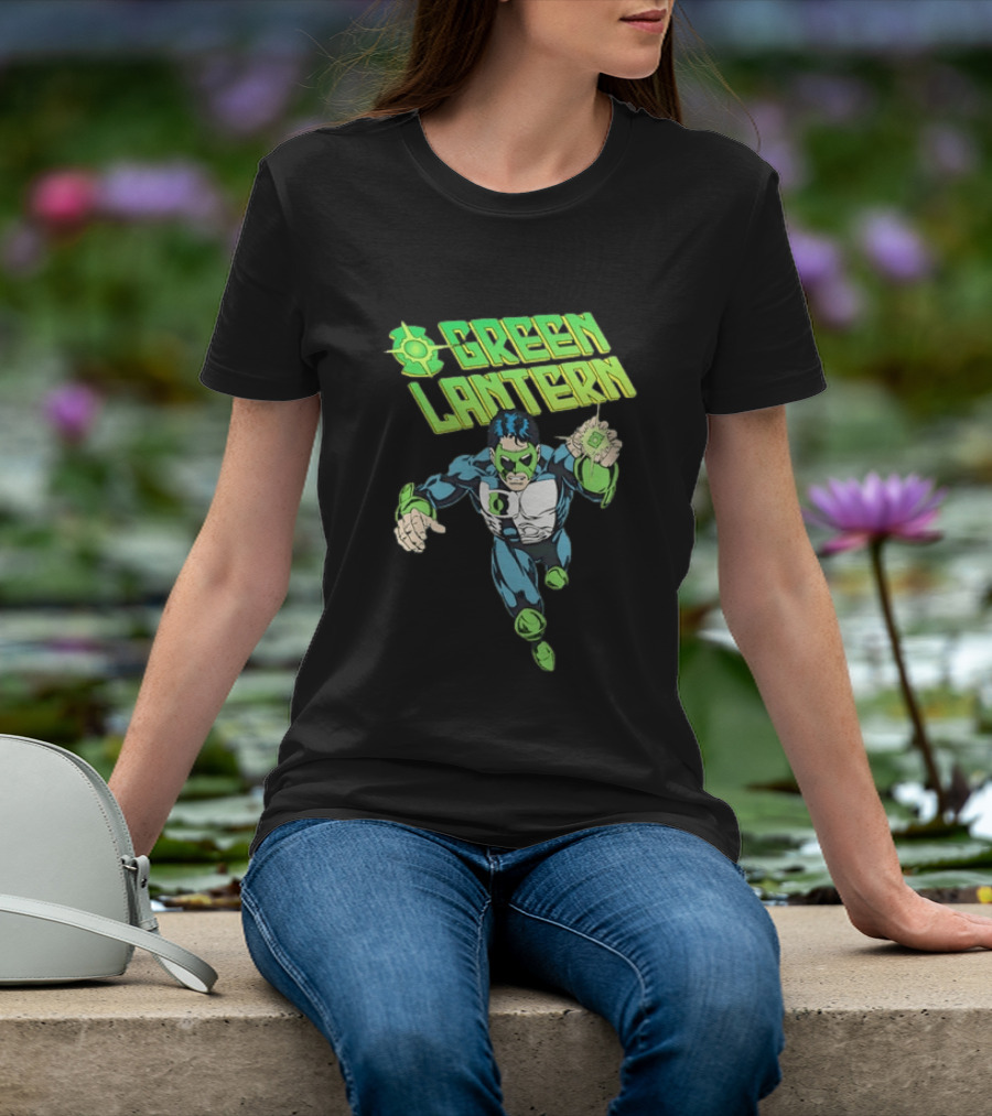 Green Lantern Comic Book Hero DC Comics Iconic Character Ring Power T-Shirt