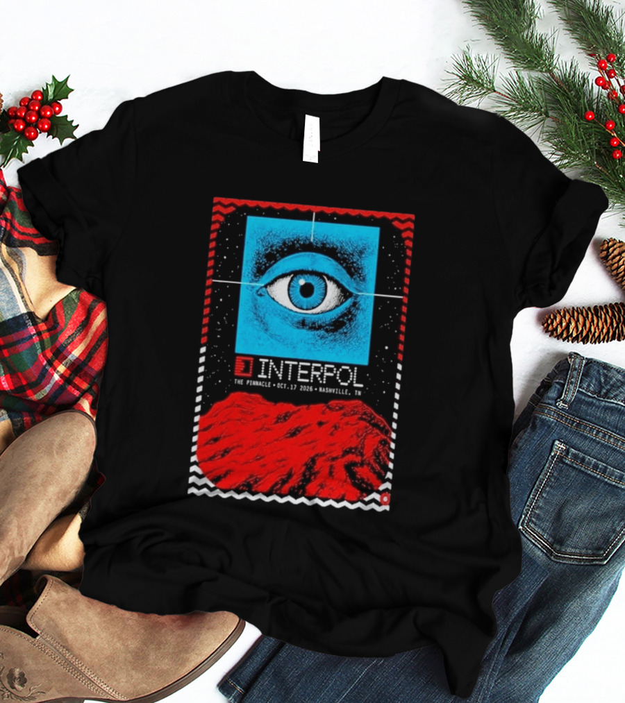 Interpol Eyeball Event Nashville The Pinnacle October 17 2026 T-Shirt