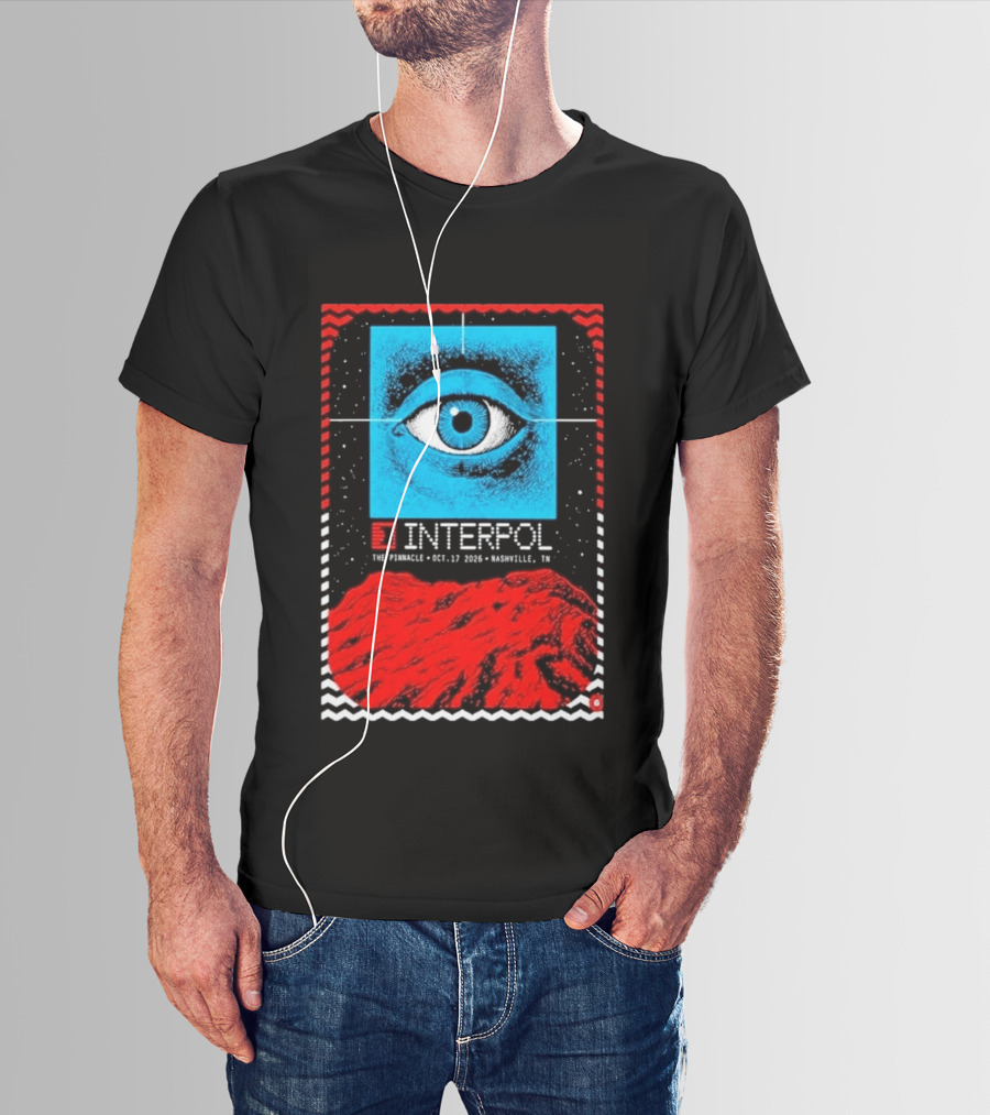 Interpol Eyeball Event Nashville The Pinnacle October 17 2026 T-Shirt