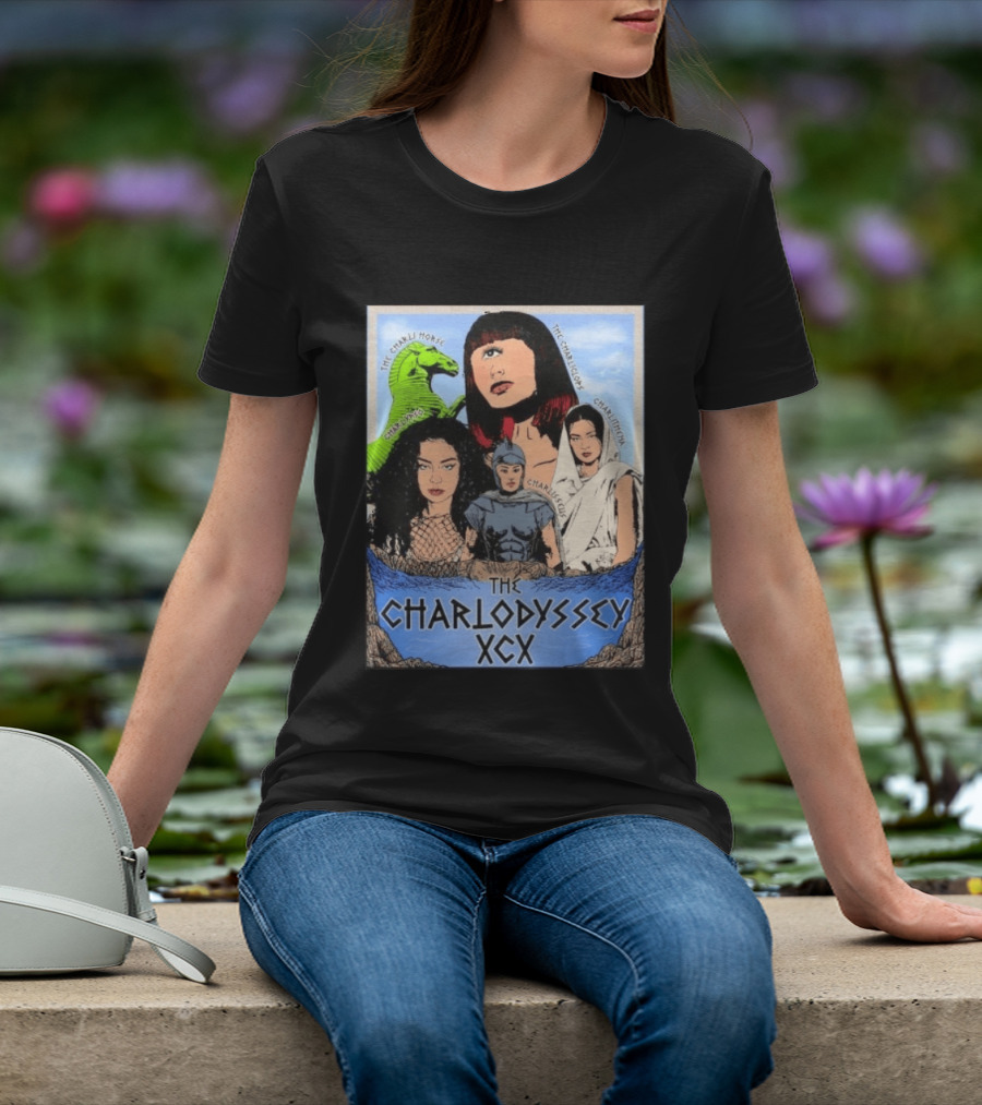 The Charlodyssey XCX Charli Horse Charliclops Charlypso Charlithena Charlisseus Vintage Comic T-Shirt