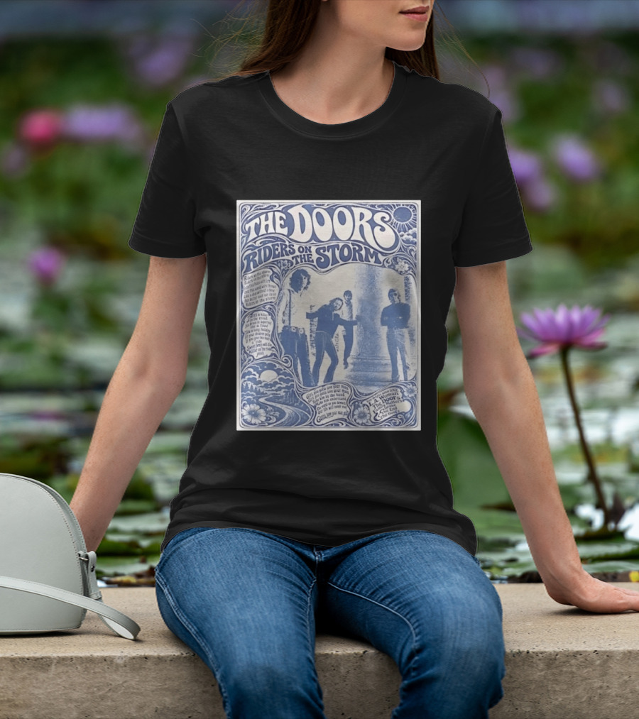The Doors Riders On The Storm Music Psychedelic Band T-Shirt