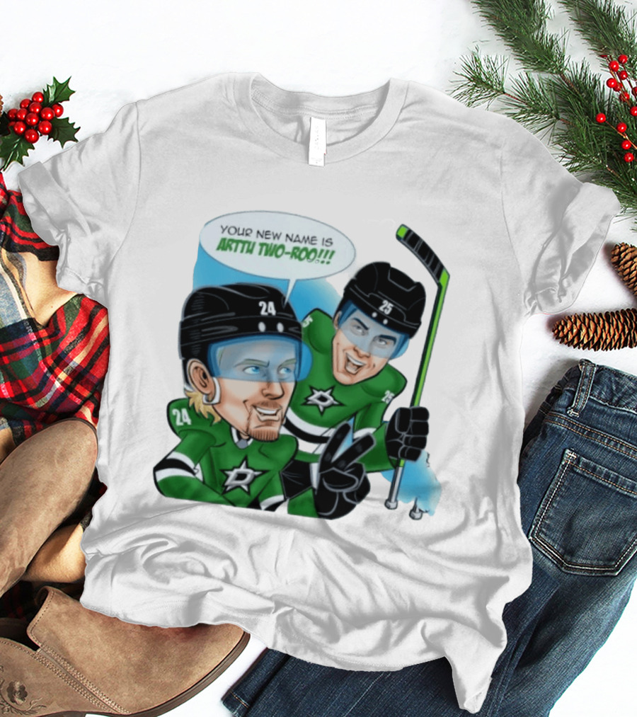 Arttu Two Roo Dallas Stars Hockey Players 24 25 T-Shirt