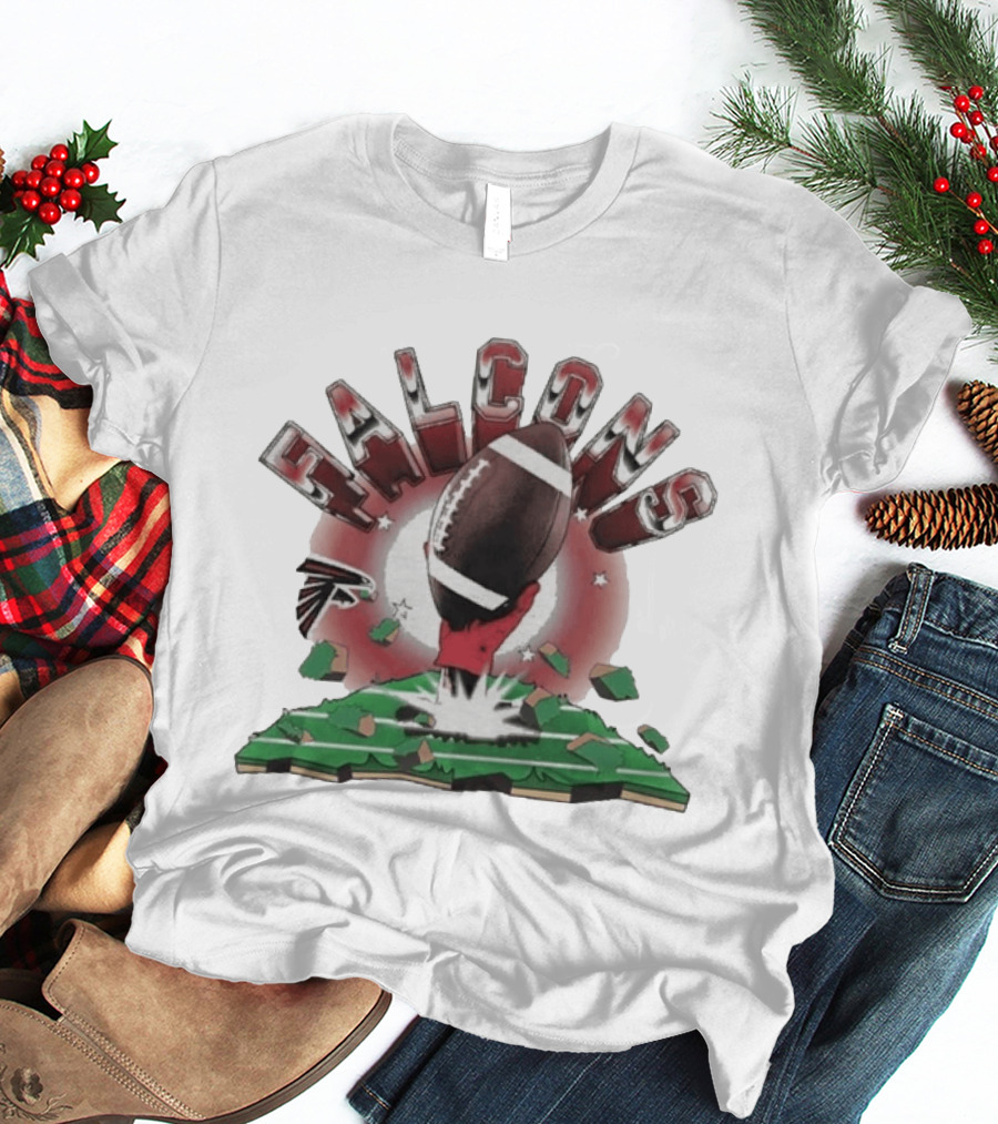 Atlanta Falcons Football Explode 2026 Clubhouse Fan Gear T-Shirt