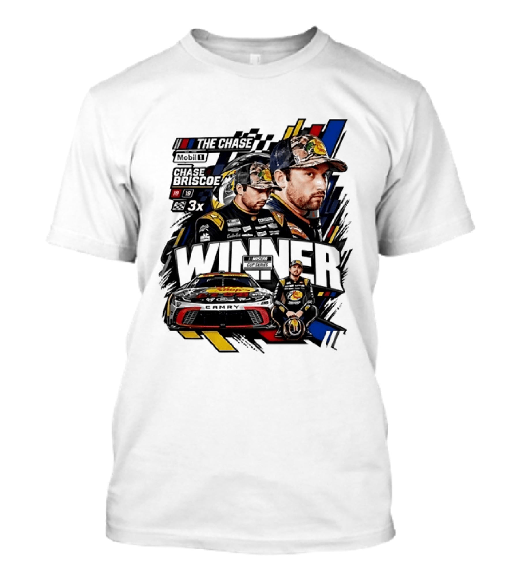 Chase Briscoe Winner 3x NASCAR Cup Series The Chase T-Shirt