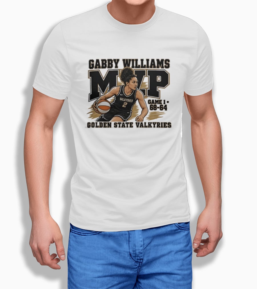 Gabby Williams MVP Golden State Valkyries Game 1 68 64 T-Shirt