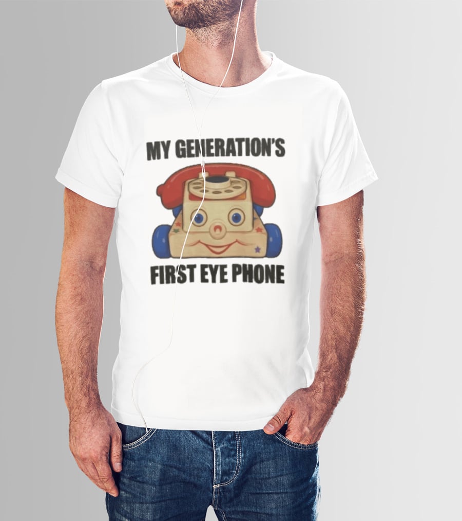 My Generation's First Eye Phone Toy Telephone Retro Nostalgia T-Shirt