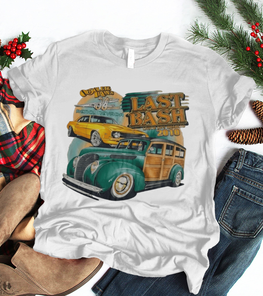 Obsolete Iron 38th Annual Reno Nevada Last Bash Labor Day Weekend 2010 Classic Cars T-Shirt