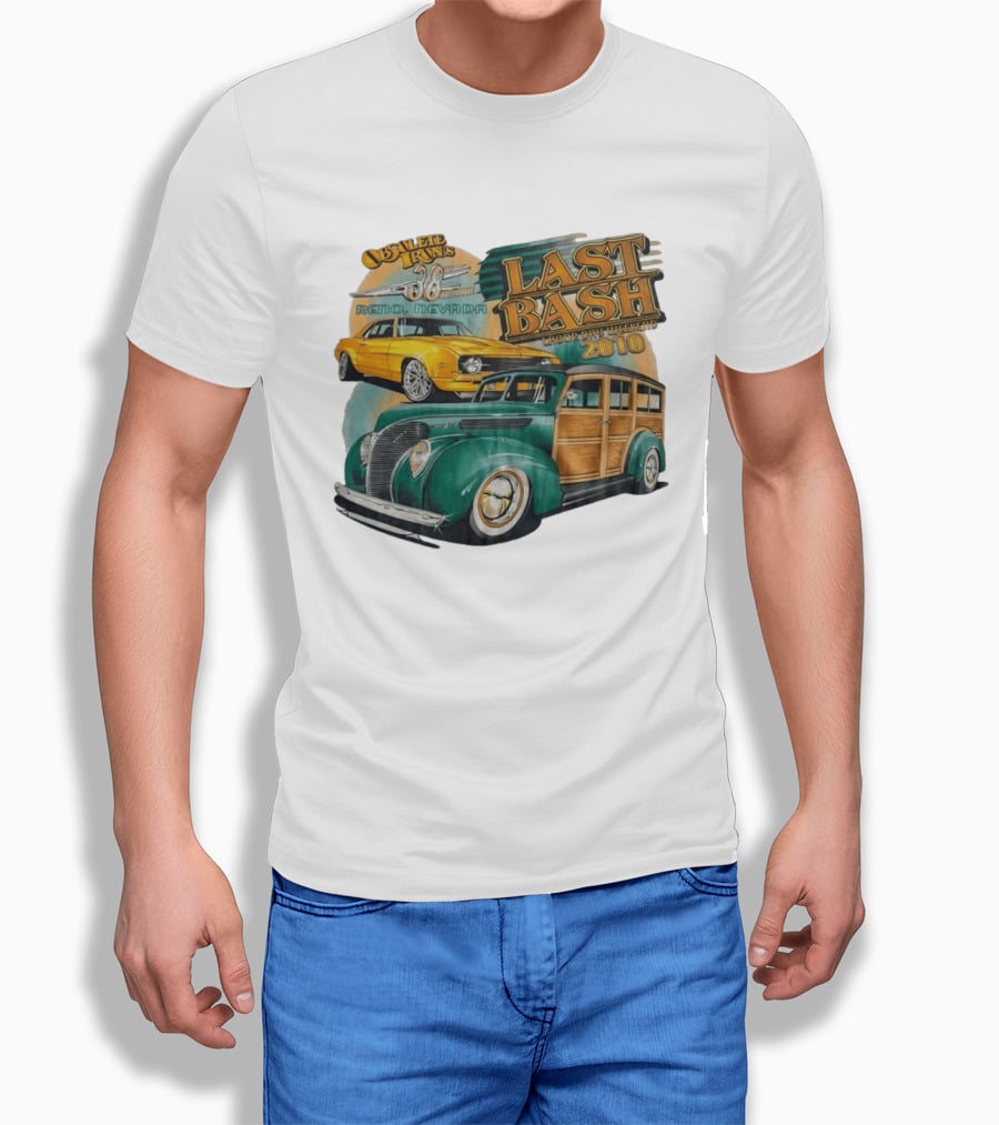 Obsolete Iron 38th Annual Reno Nevada Last Bash Labor Day Weekend 2010 Classic Cars T-Shirt