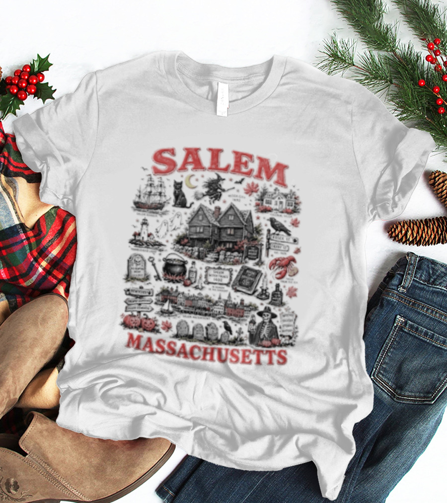 Salem Witch City 1692 Massachusetts Witch Trials In Memory Of The Innocent Witches T-Shirt
