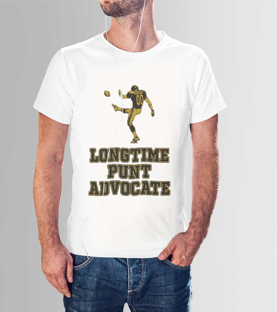 Sickos Committee Longtime Punt Advocate Kick Retro Football Fan T-Shirt