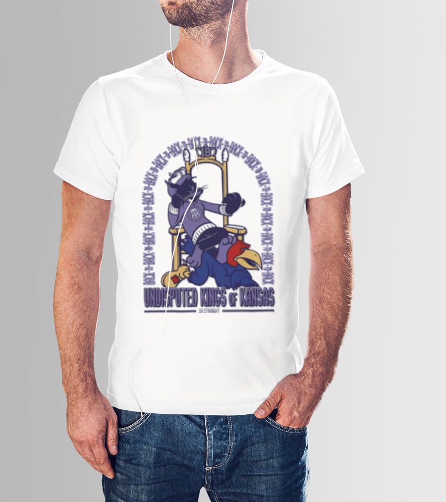 Undisputed Kings Of Kansas Wildcats Throne Victory Over Jayhawk Rivals T-Shirt