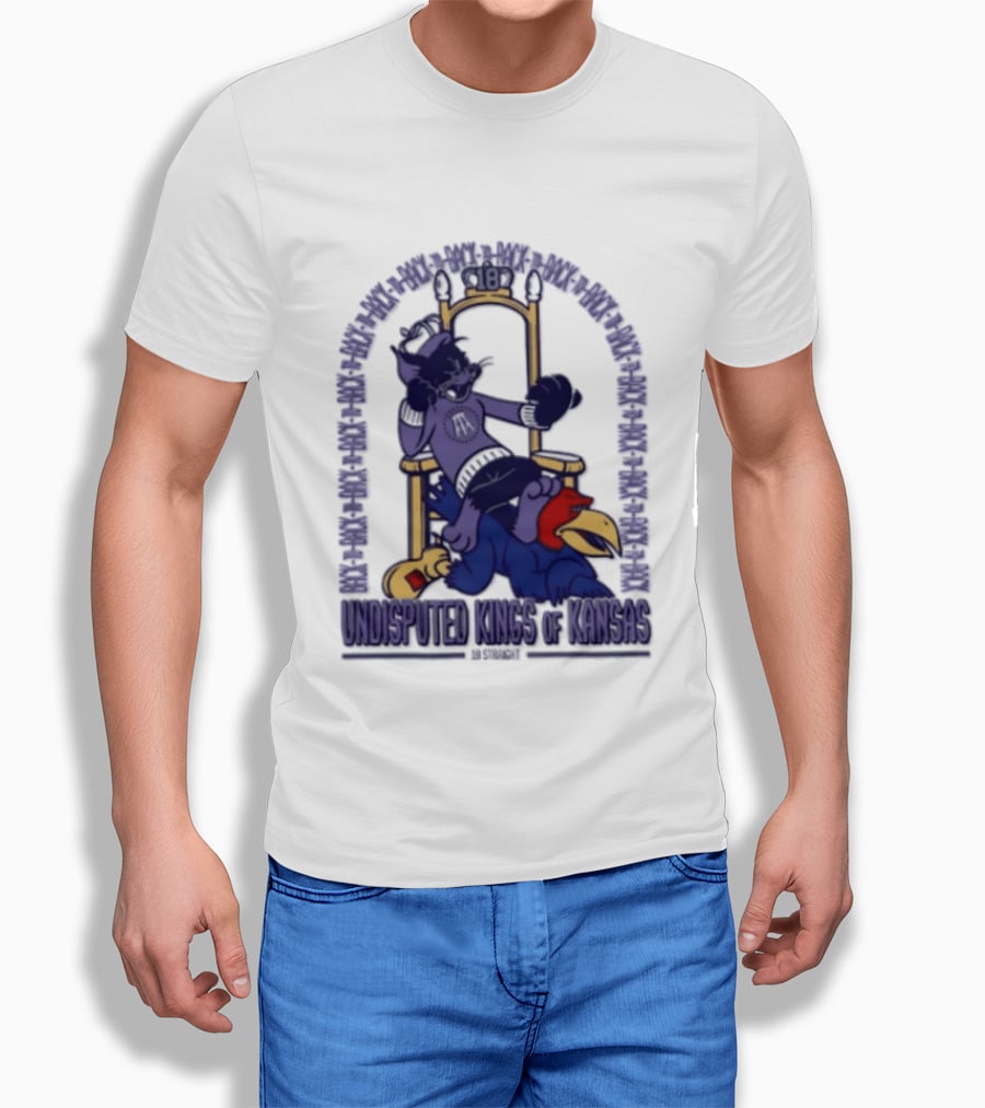 Undisputed Kings Of Kansas Wildcats Throne Victory Over Jayhawk Rivals T-Shirt