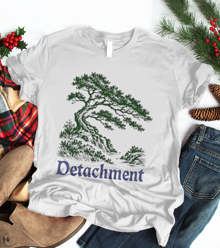 Detachment Bonsai Tree Zen Mindfulness T-Shirt