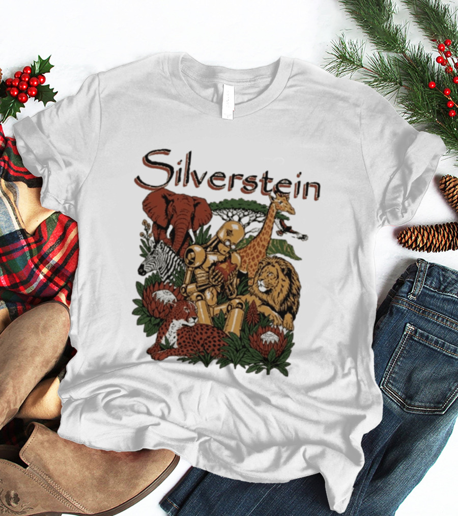 Silverstein Ramfest 2026 Limited South Africa Tour Wildlife Robot Lion Elephant Giraffe Zebra Cheetah T-Shirt