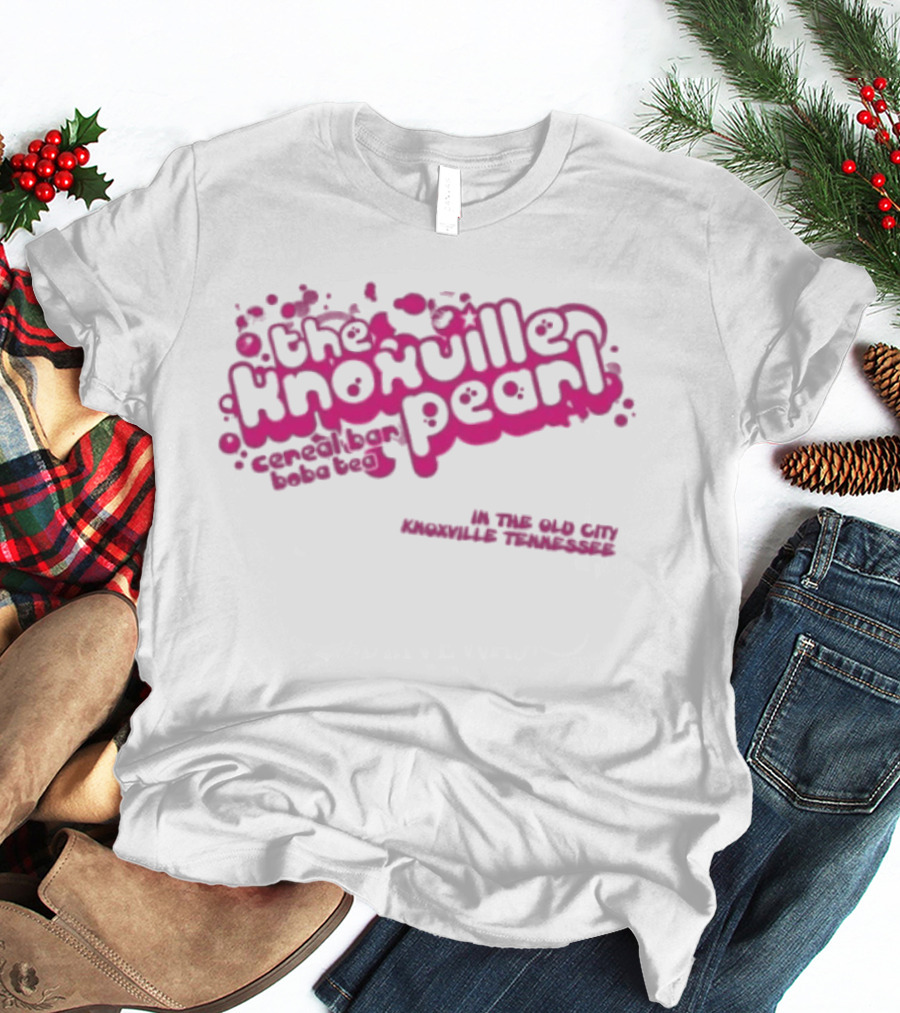 The Knoxville Pearl Cereal Bar Boba Tea Old City Knoxville Tennessee T-Shirt