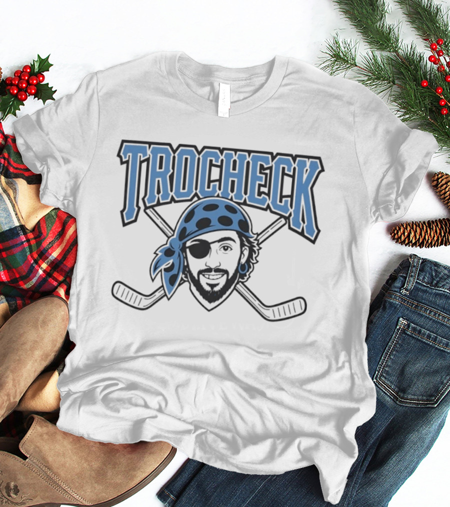 Vincent Trocheck Pirate Face With Hockey Sticks T-Shirt