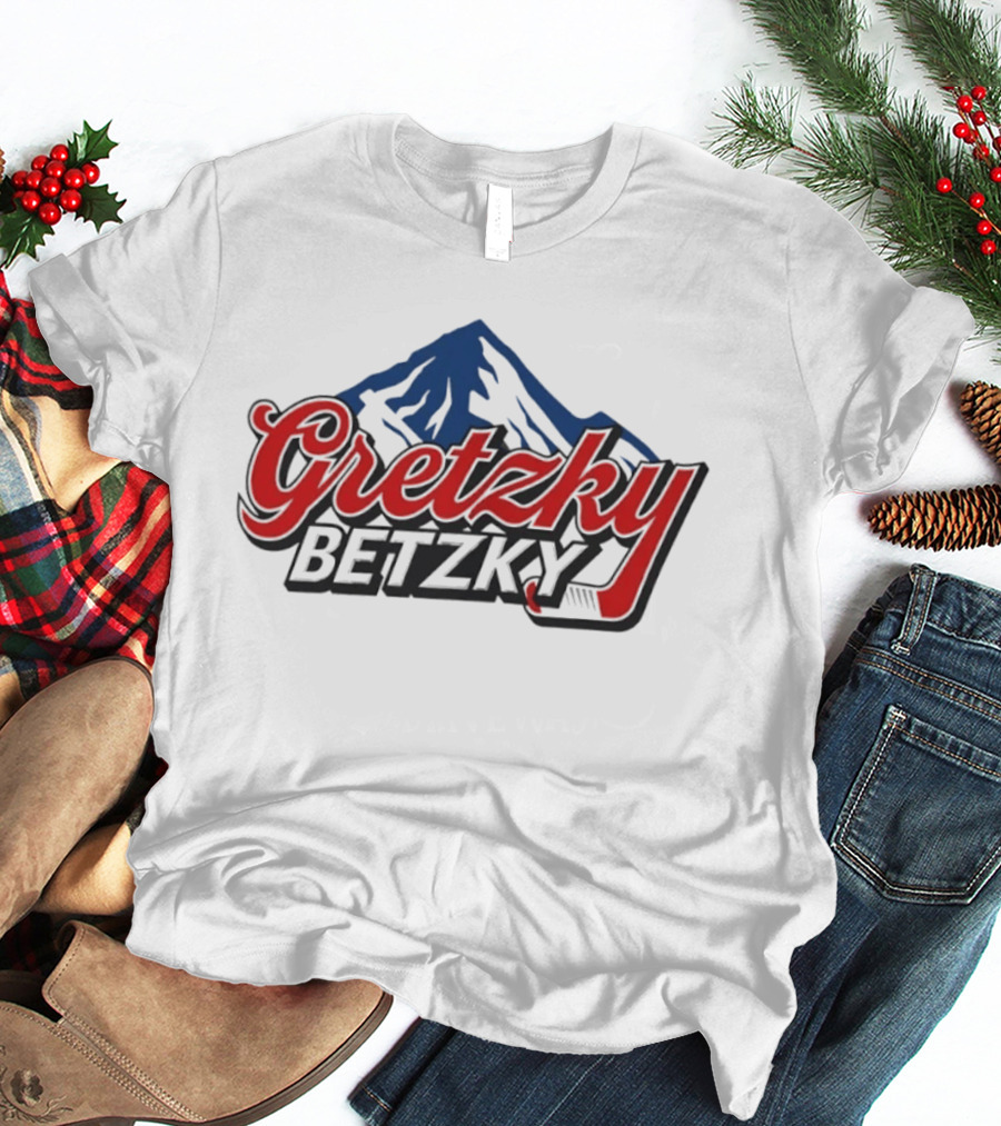 Gretzky Betzky Hockey Mountain NHL T-Shirt