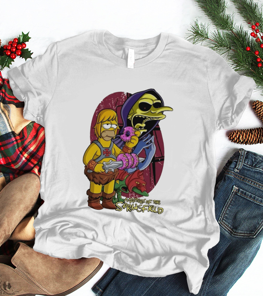 Masters Of The Springfield Homer Simps Skeletor Mashup T-Shirt