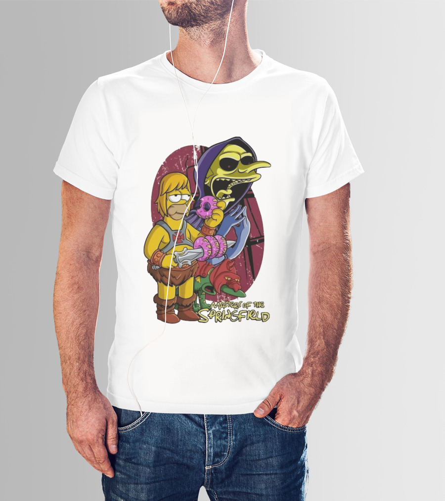 Masters Of The Springfield Homer Simps Skeletor Mashup T-Shirt