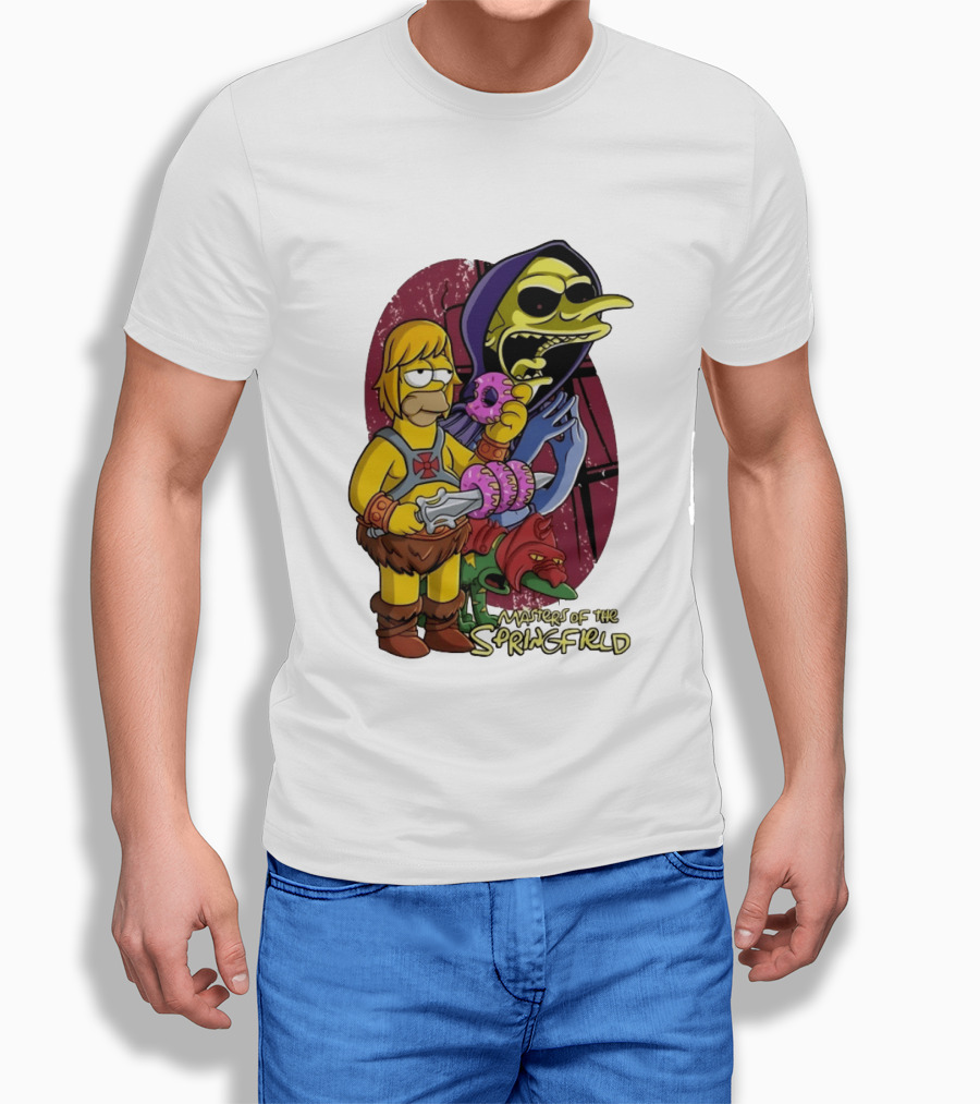 Masters Of The Springfield Homer Simps Skeletor Mashup T-Shirt