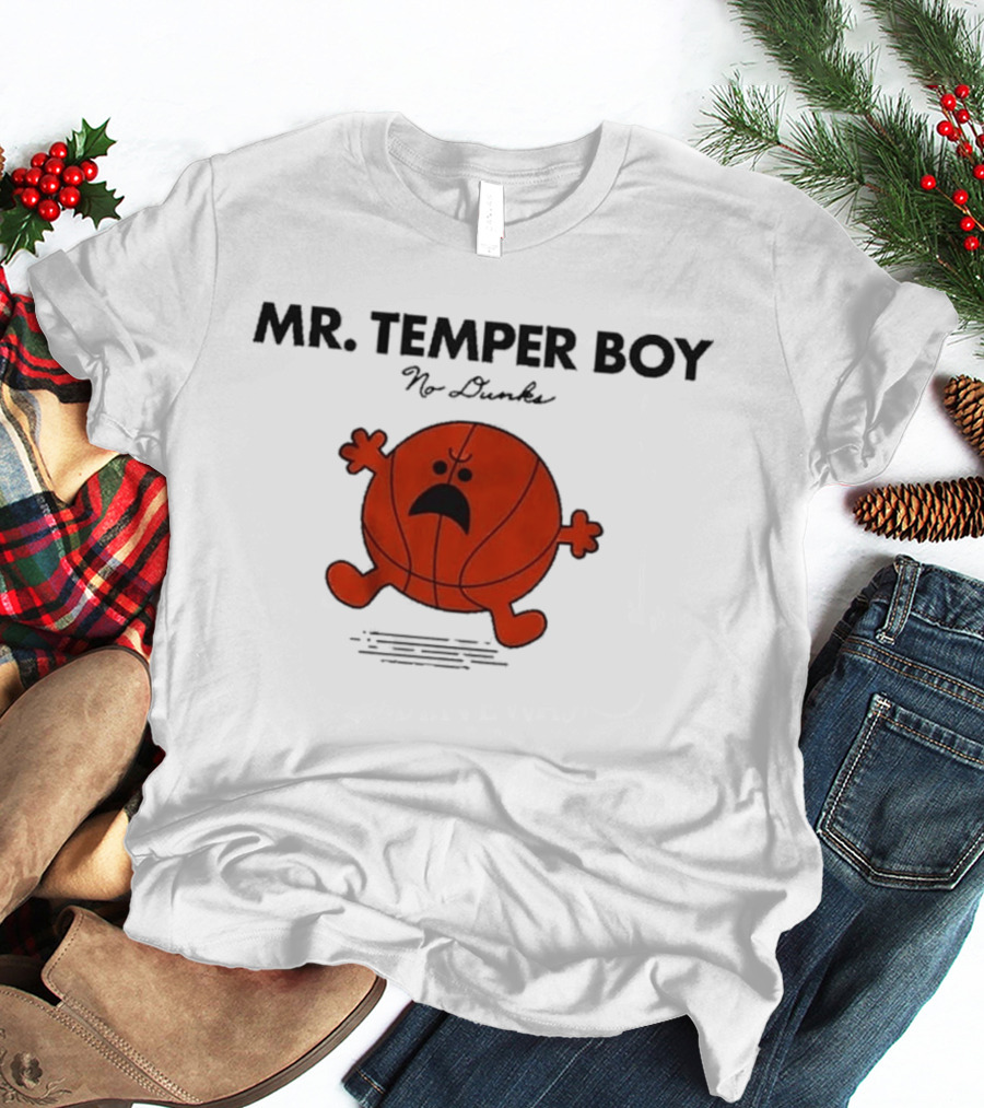 Mr. Temper Boy No Dunks Klay Thompson Essential Basketball T-Shirt