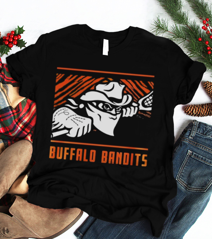 Buffalo Bandits Lacrosse NLL Banditland Cowboy T-Shirt