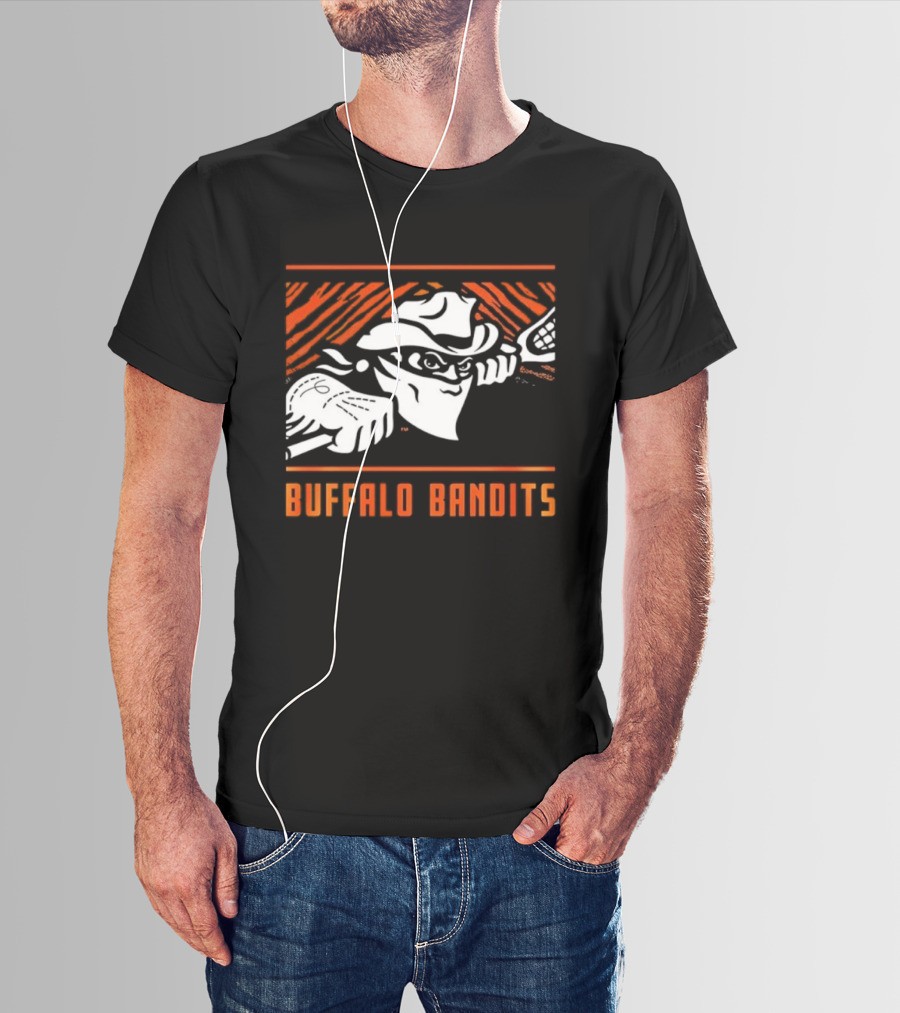 Buffalo Bandits Lacrosse NLL Banditland Cowboy T-Shirt