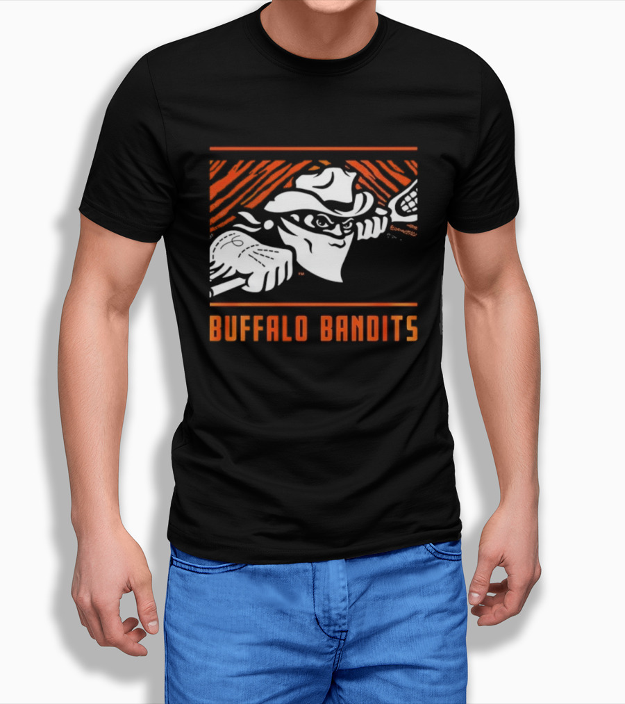 Buffalo Bandits Lacrosse NLL Banditland Cowboy T-Shirt
