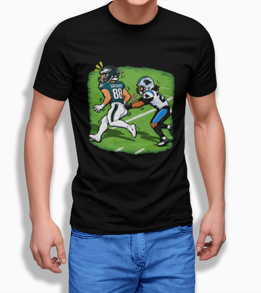 Dallas Goedert Humorous Booty Grab Football Moment T-Shirt