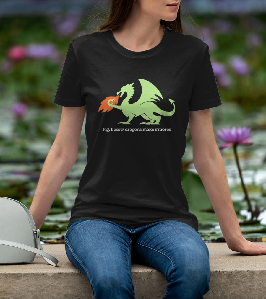 How Dragons Make S'mores Fig 1 Dragon T-Shirt
