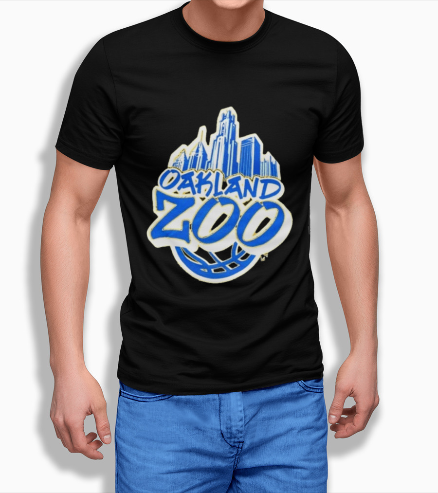 Oakland Zoo Pittsburgh Basketball Est 2001 City Skyline T-Shirt
