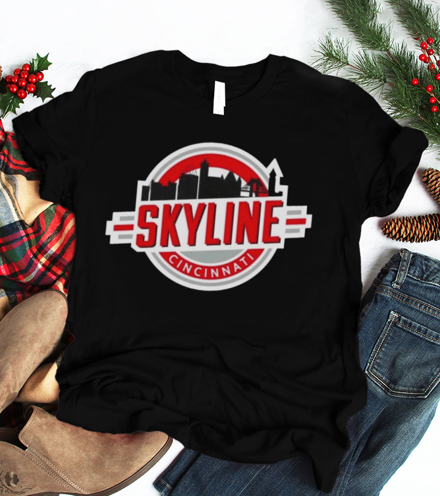 Cincinnati Skyline Cityscape Ohio T-Shirt