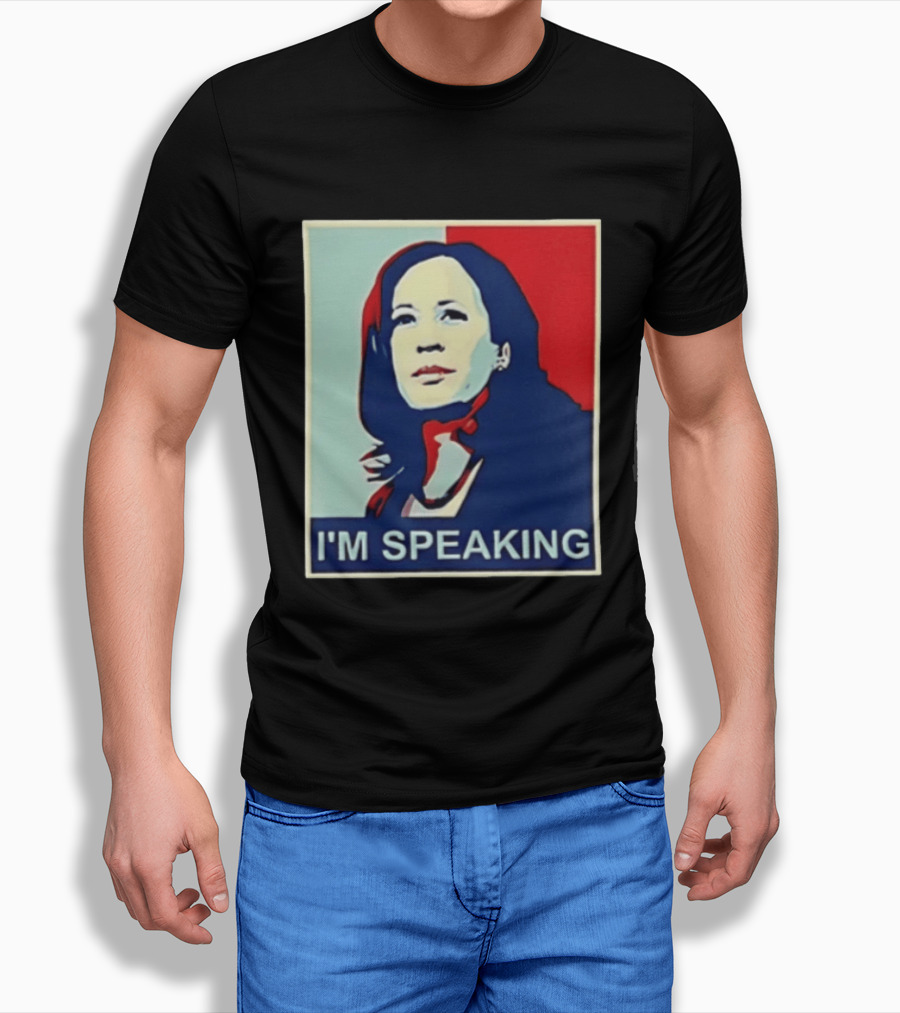 Kamala Harris I'm Speaking Retro Pop T-Shirt