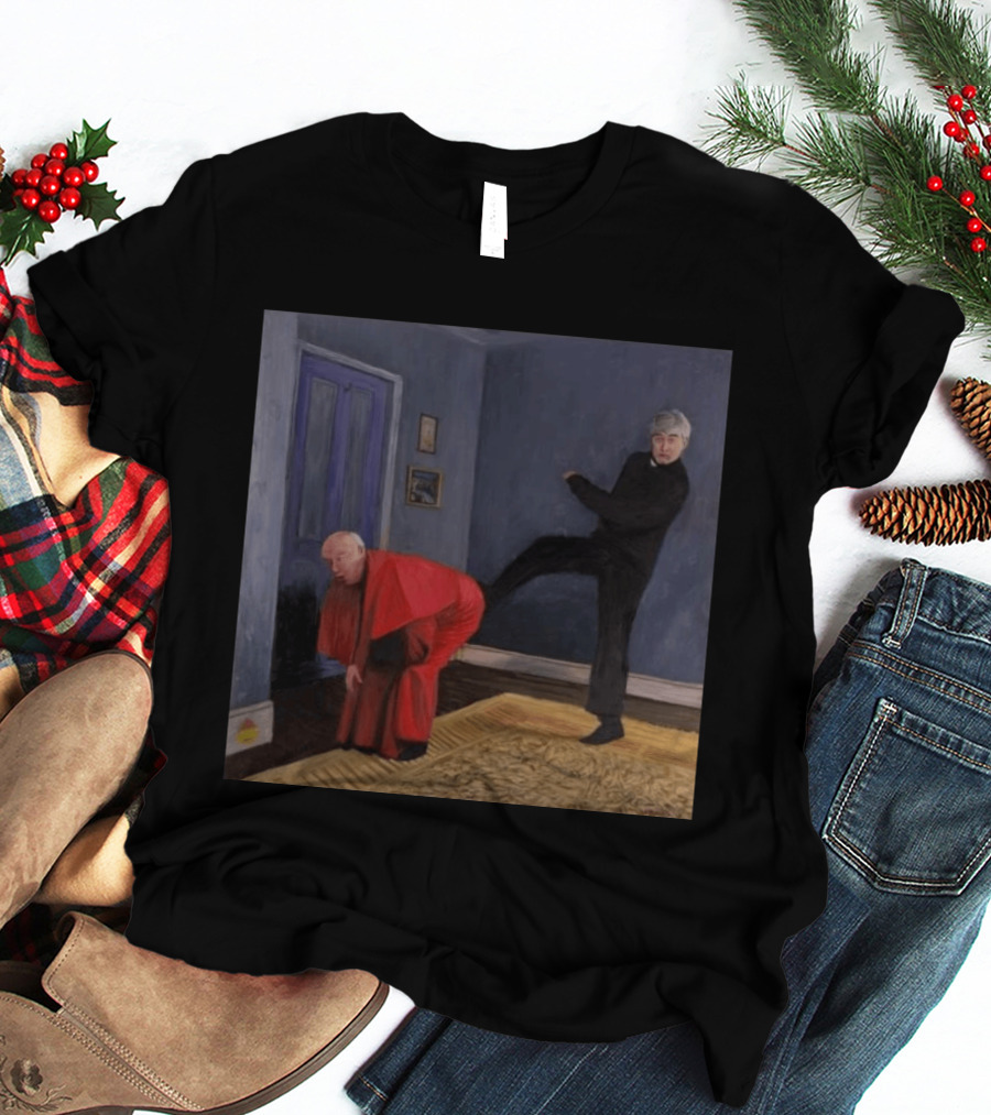 Surrealist Painting Absurdist Humor Bizarre Room Scene T-Shirt
