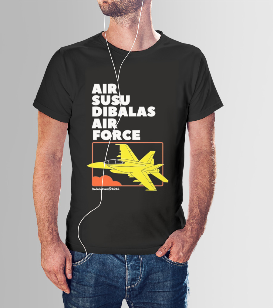 Air Susu Dibalas Air Force Fighter Jet Indonesian Pun T-Shirt