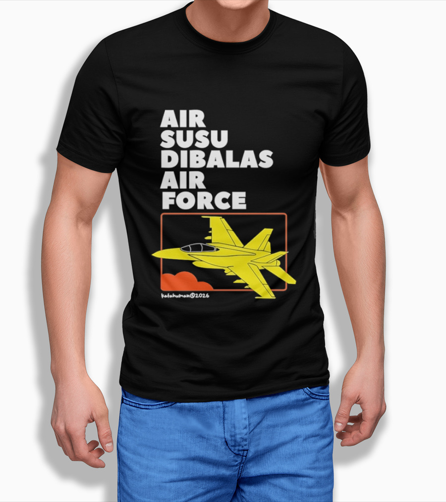 Air Susu Dibalas Air Force Fighter Jet Indonesian Pun T-Shirt