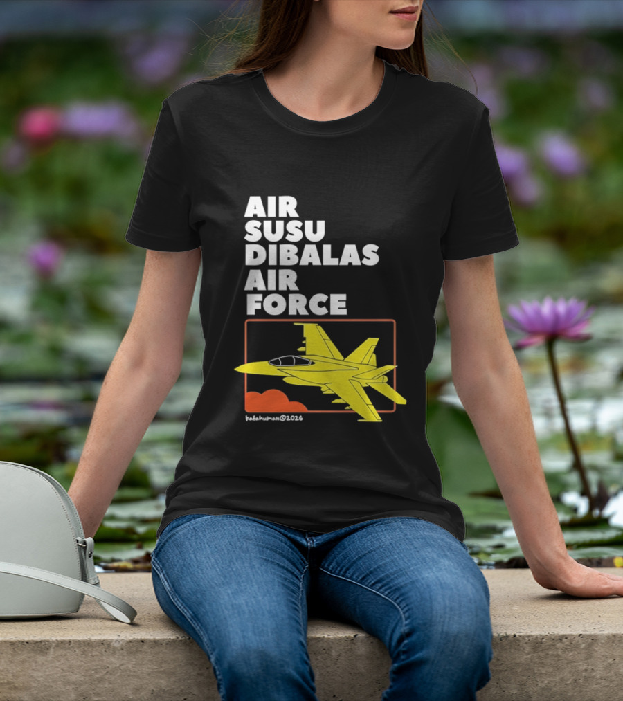 Air Susu Dibalas Air Force Fighter Jet Indonesian Pun T-Shirt
