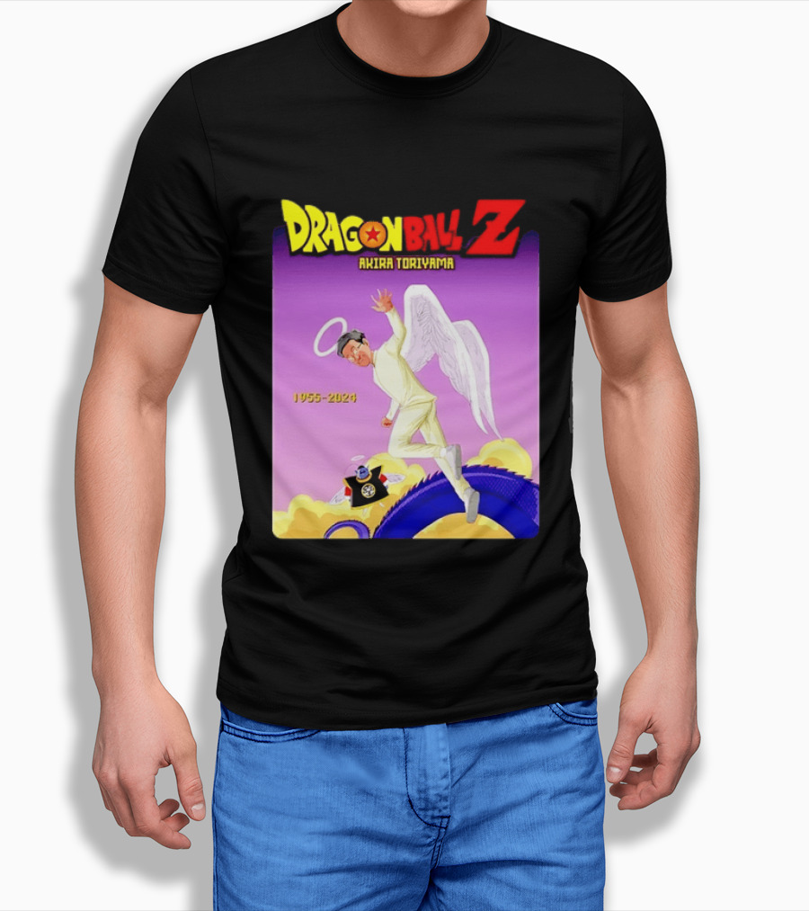 Dragon Ball Z Akira Toriyama 1955 2024 Angel T-Shirt
