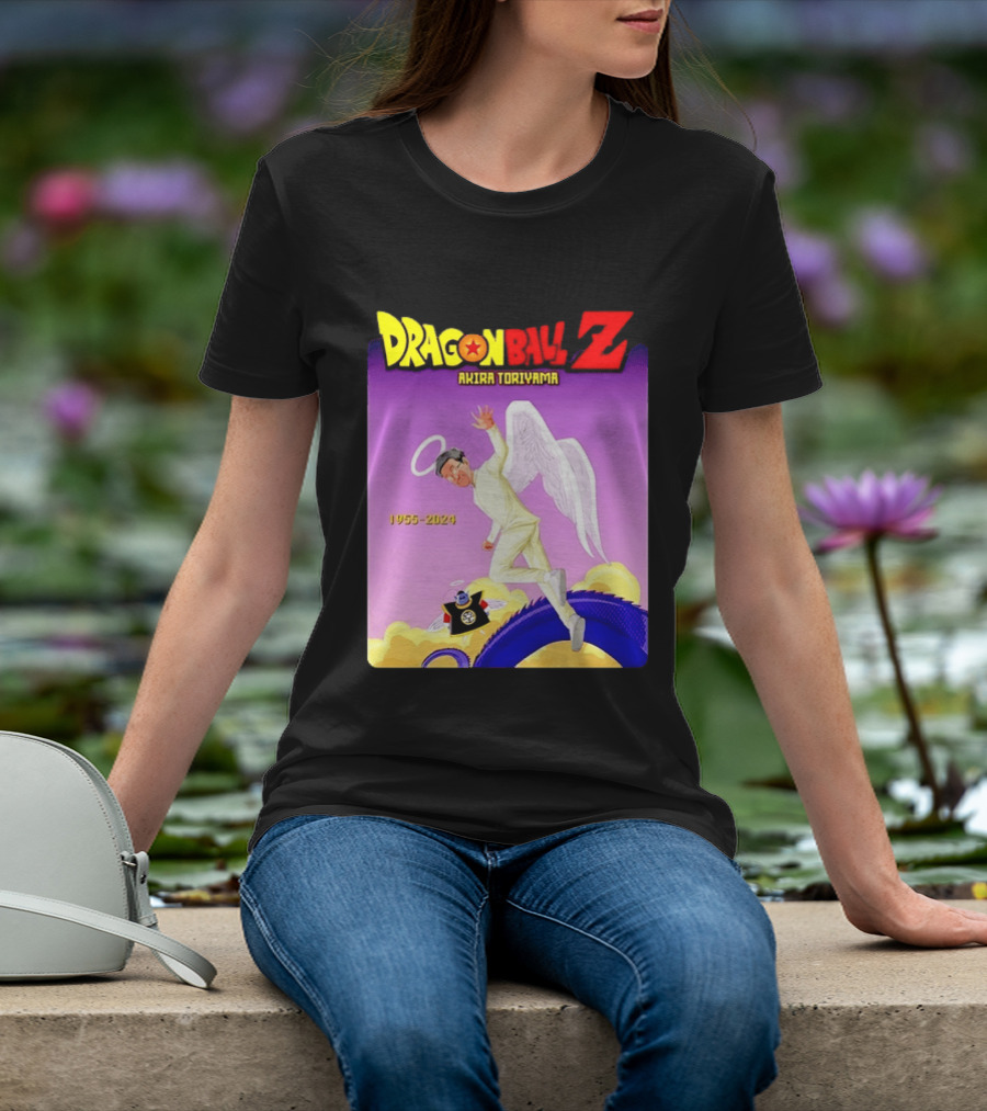 Dragon Ball Z Akira Toriyama 1955 2024 Angel T-Shirt