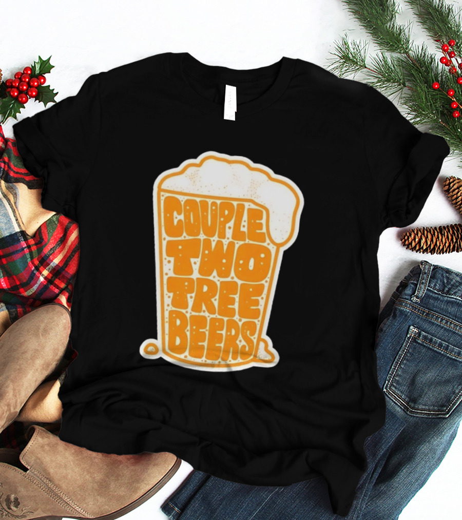 Couple Two Tree Beers Beer Drinking T-Shirt