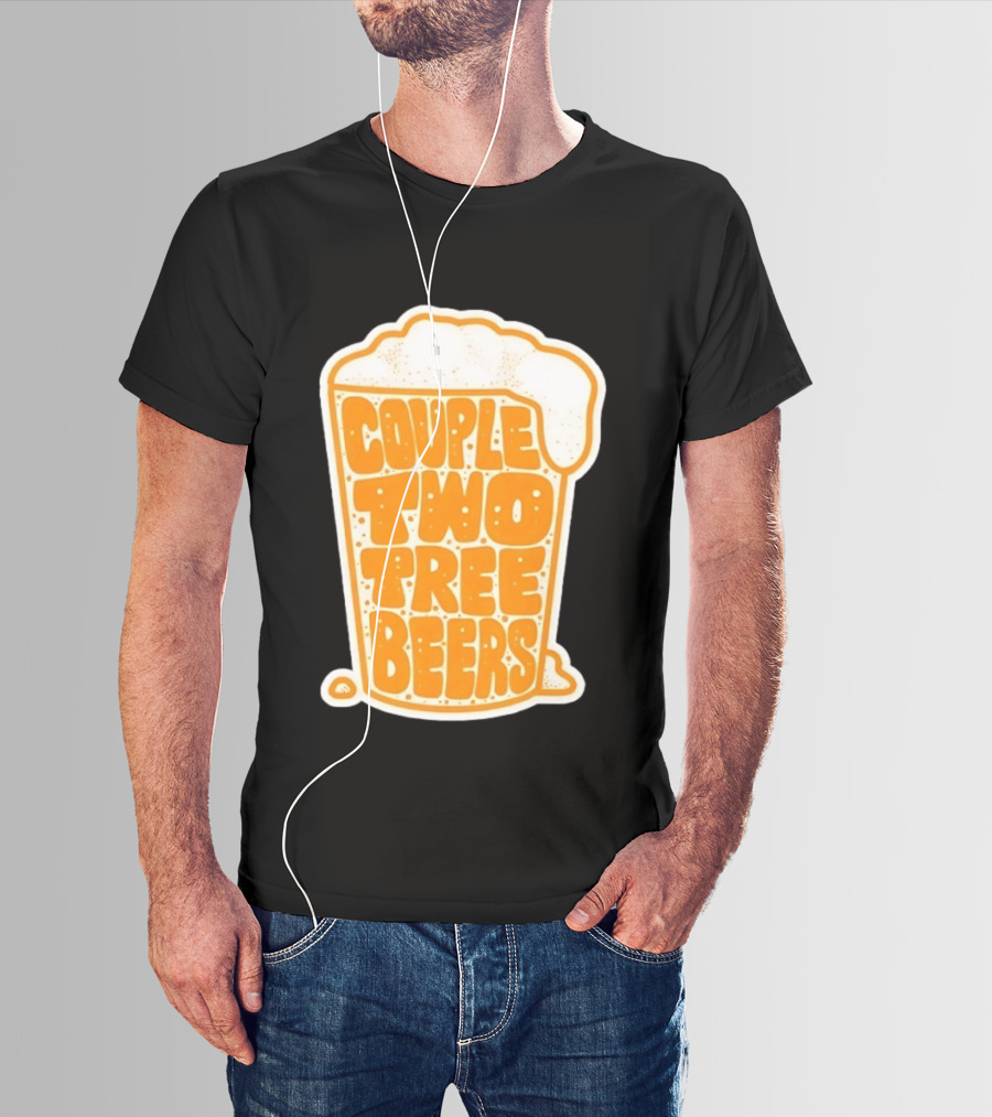 Couple Two Tree Beers Beer Drinking T-Shirt