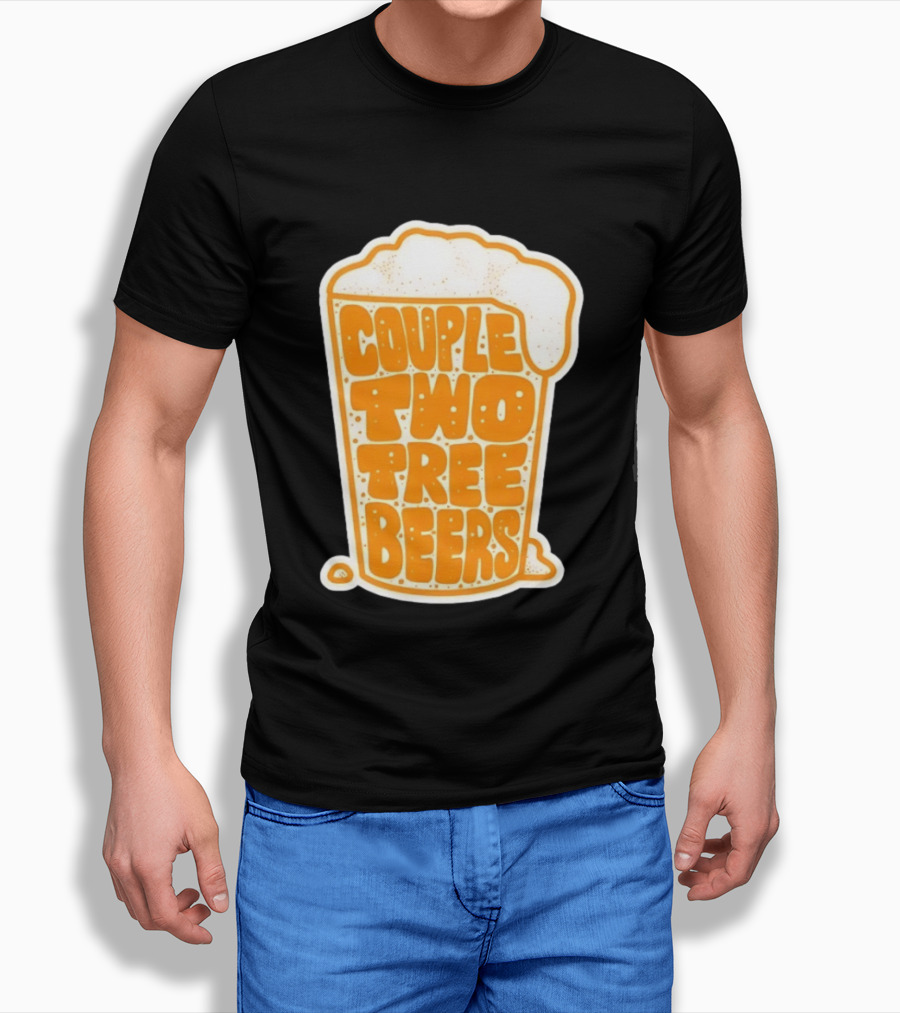 Couple Two Tree Beers Beer Drinking T-Shirt