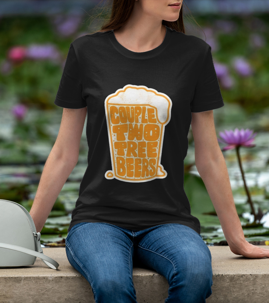 Couple Two Tree Beers Beer Drinking T-Shirt