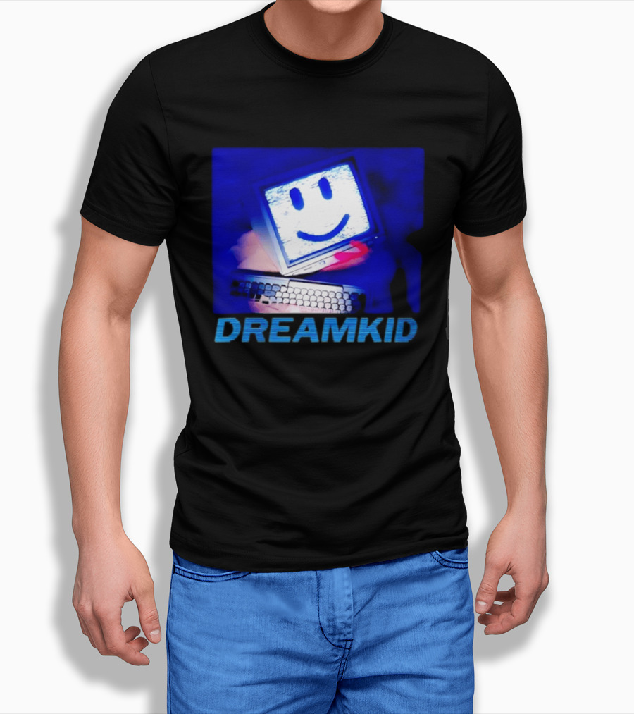 Dreamkid Smiley Face Computer Tech T-Shirt