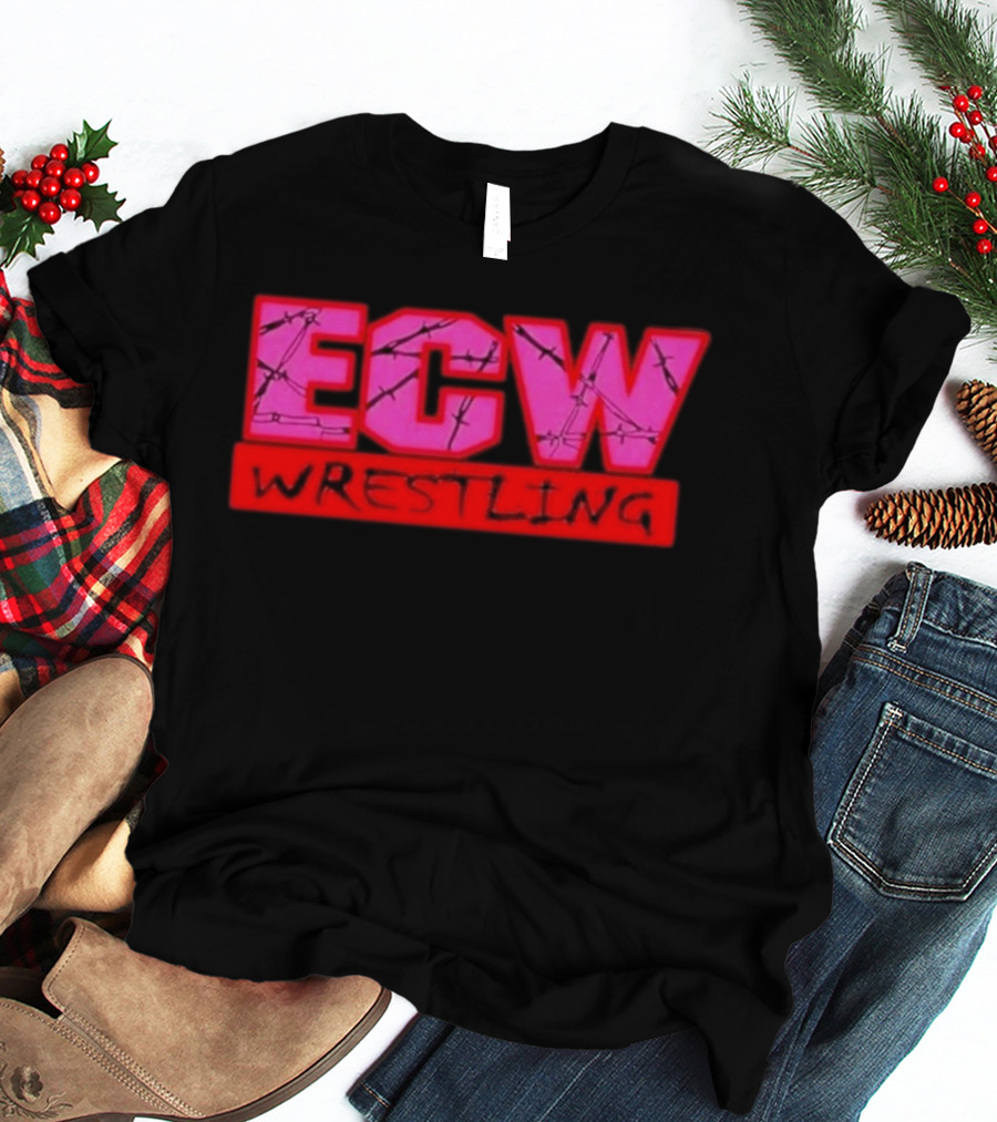 ECW Wrestling Barbed Wire T-Shirt